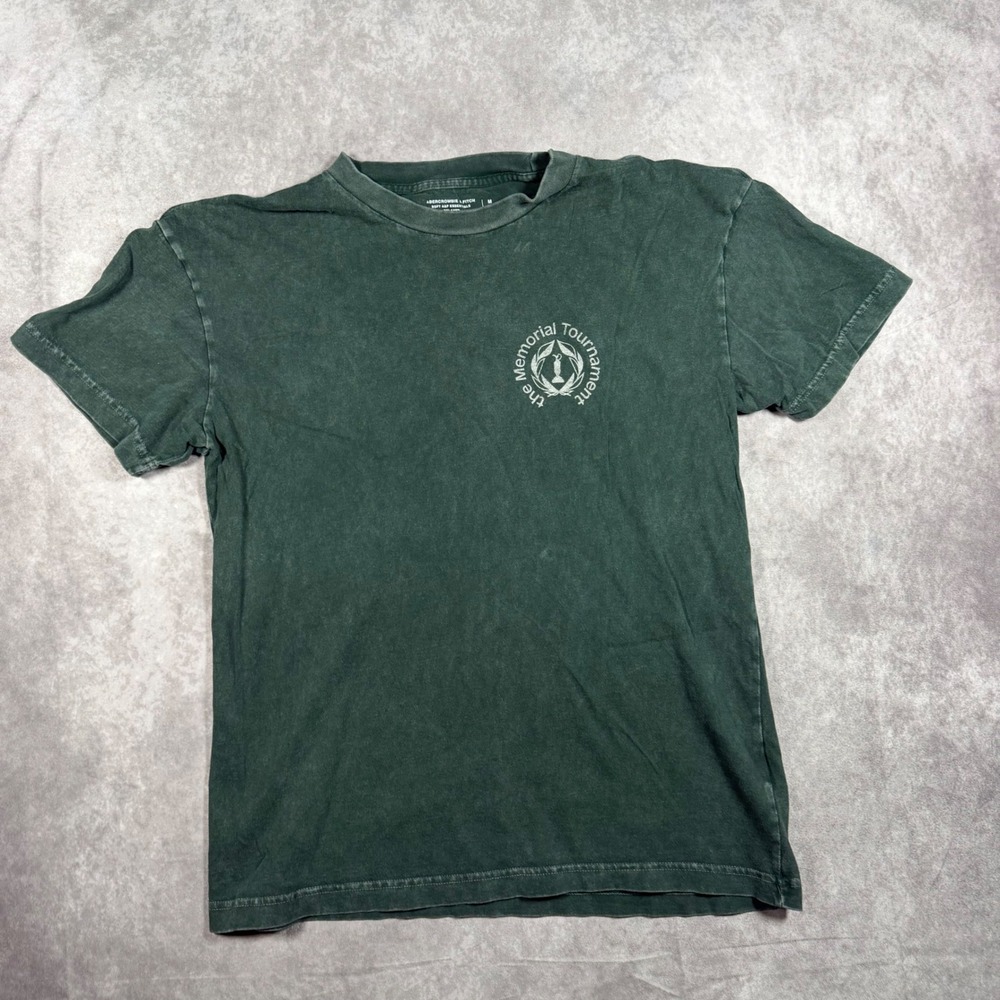 Abercrombie & Fitch The Memorial Tournament Golf Graphic Tee Green Womens M
